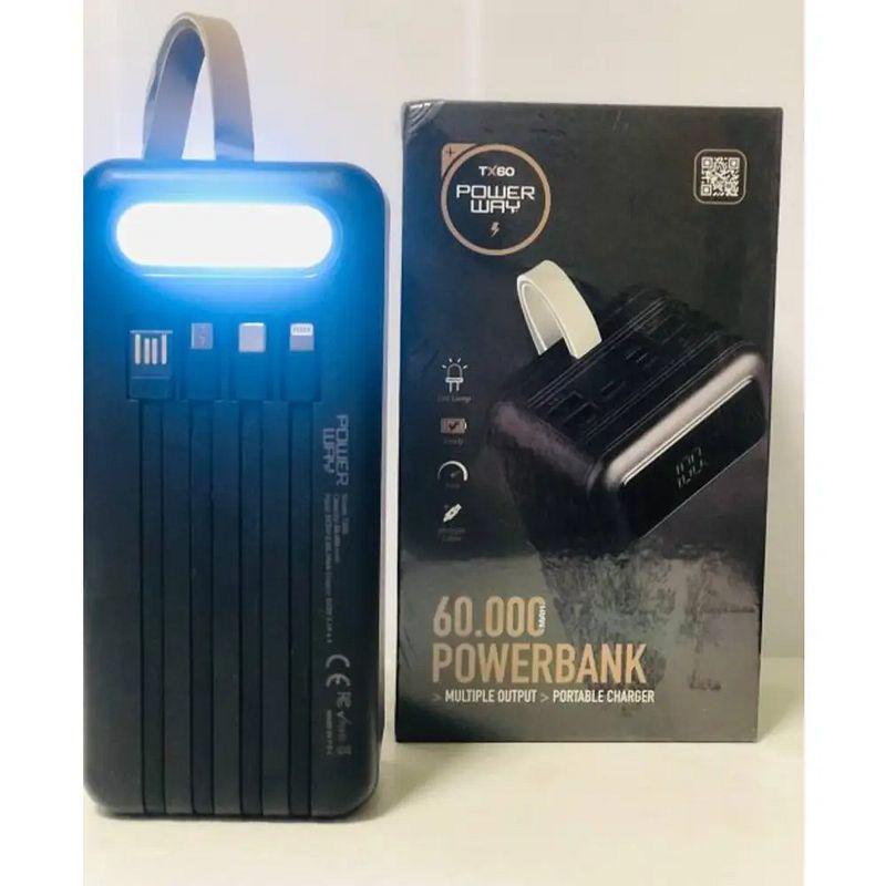 Повербанк POWERWAY TX60 60000 mAh - фото 5 Повербанк POWERWAY TX60 60000 mAh - фото 5
