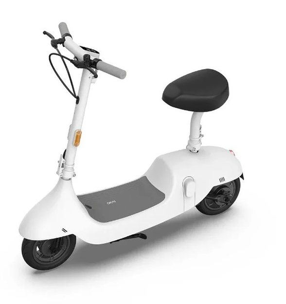 Електросамокат з сидінням OKAI Ceetle PRO EA10C White 10' 350 900W 25Km/h 10.4Ah 55Km 20% NFC App 29 кг (EA10C-W)