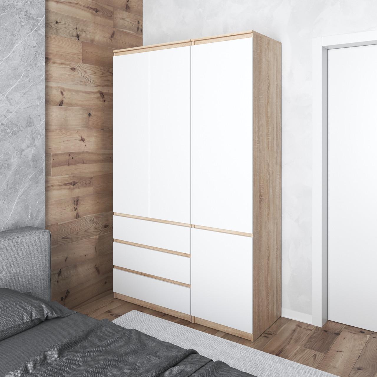 Мебельный комплект для одежды Вайс R9/R22 1304х500х2110 мм Дуб Сонома/Белый фасад (30846964) - фото 1 Мебельный комплект для одежды Вайс R9/R22 1304х500х2110 мм Дуб Сонома/Белый фасад (30846964) - фото 1