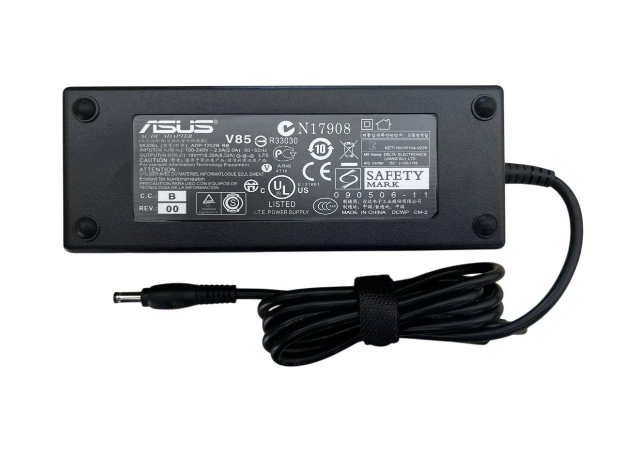 Блок питания для ноутбука Asus 120W 19V 6,32A 5,5x2,5 мм (002163)