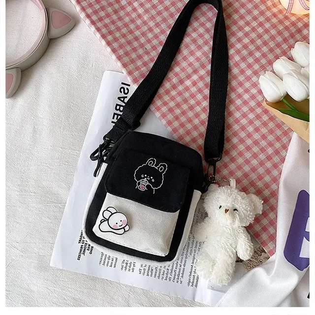 Сумка для дівчинки з брелоком ведмідь Тедді (А283) - фото 2 Сумка для дівчинки з брелоком ведмідь Тедді (А283) - фото 2