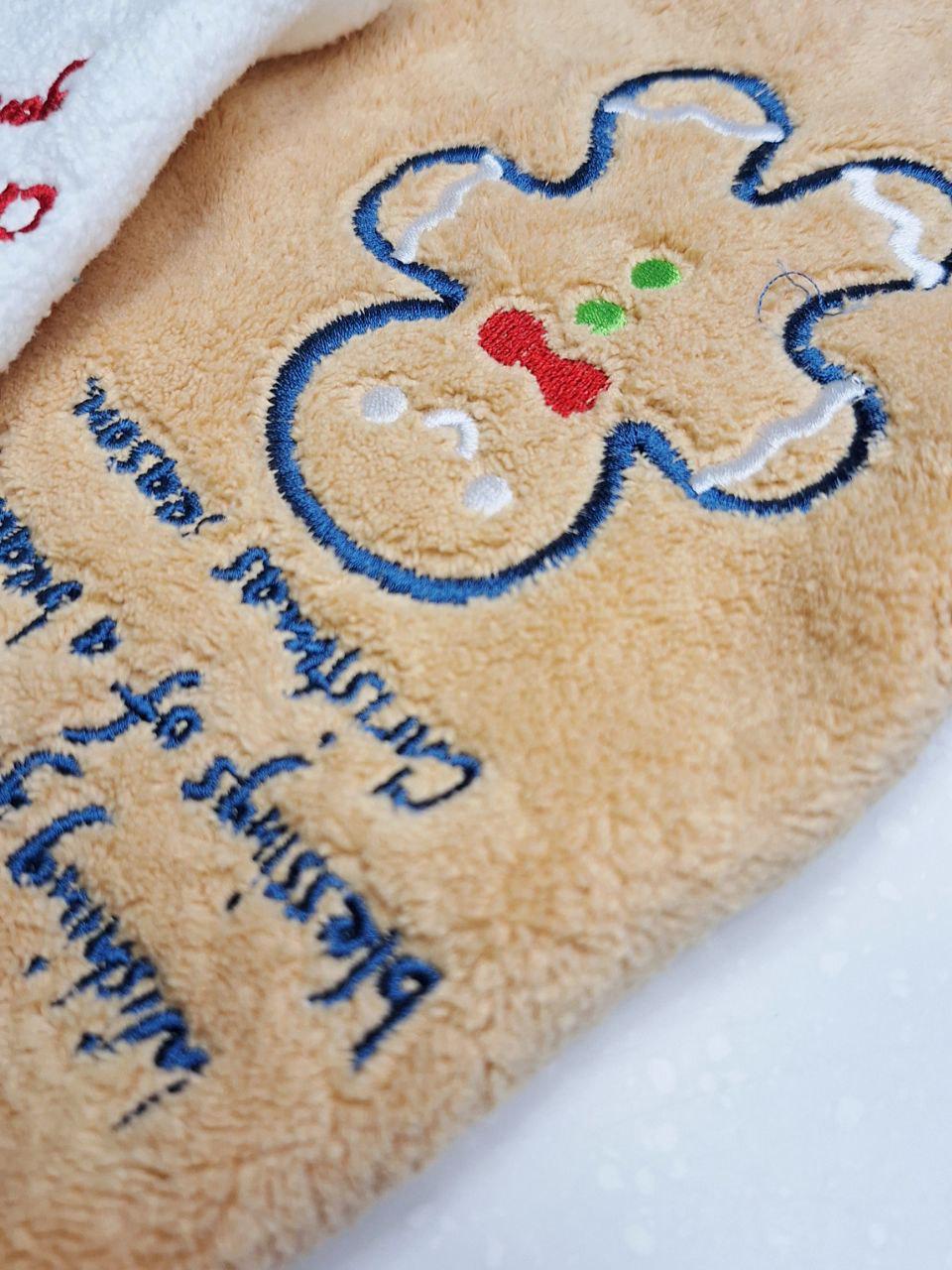 Набір новорічних кухонних серветок Colorful Home 4 шт. з петелькою з мікрофібри 30х30 см (1609) - фото 9 Набір новорічних кухонних серветок Colorful Home 4 шт. з петелькою з мікрофібри 30х30 см (1609) - фото 9