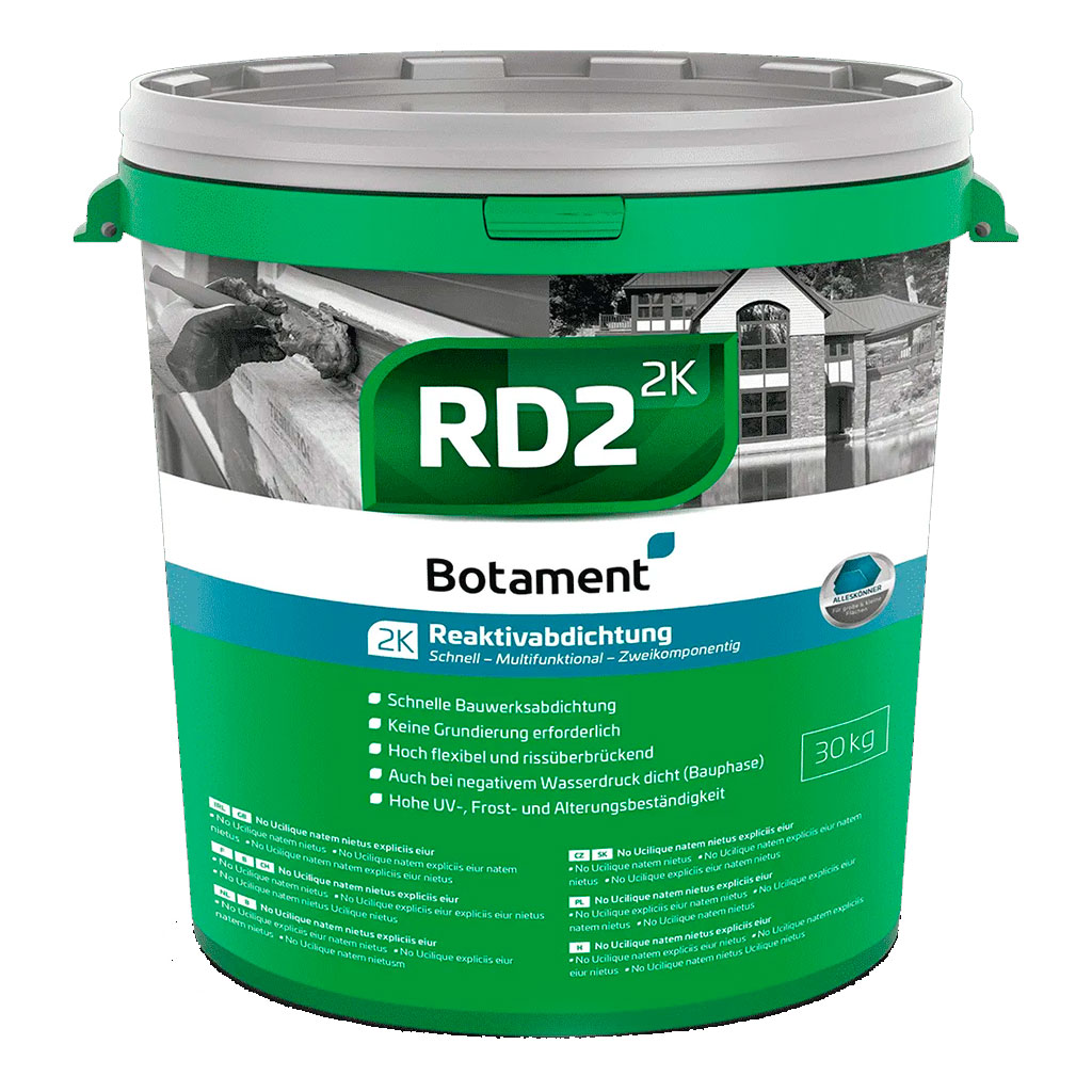 Гідроізоляція швидка 2К MC-Bauchemie Botament RD 2 The Green 1 8 кг
