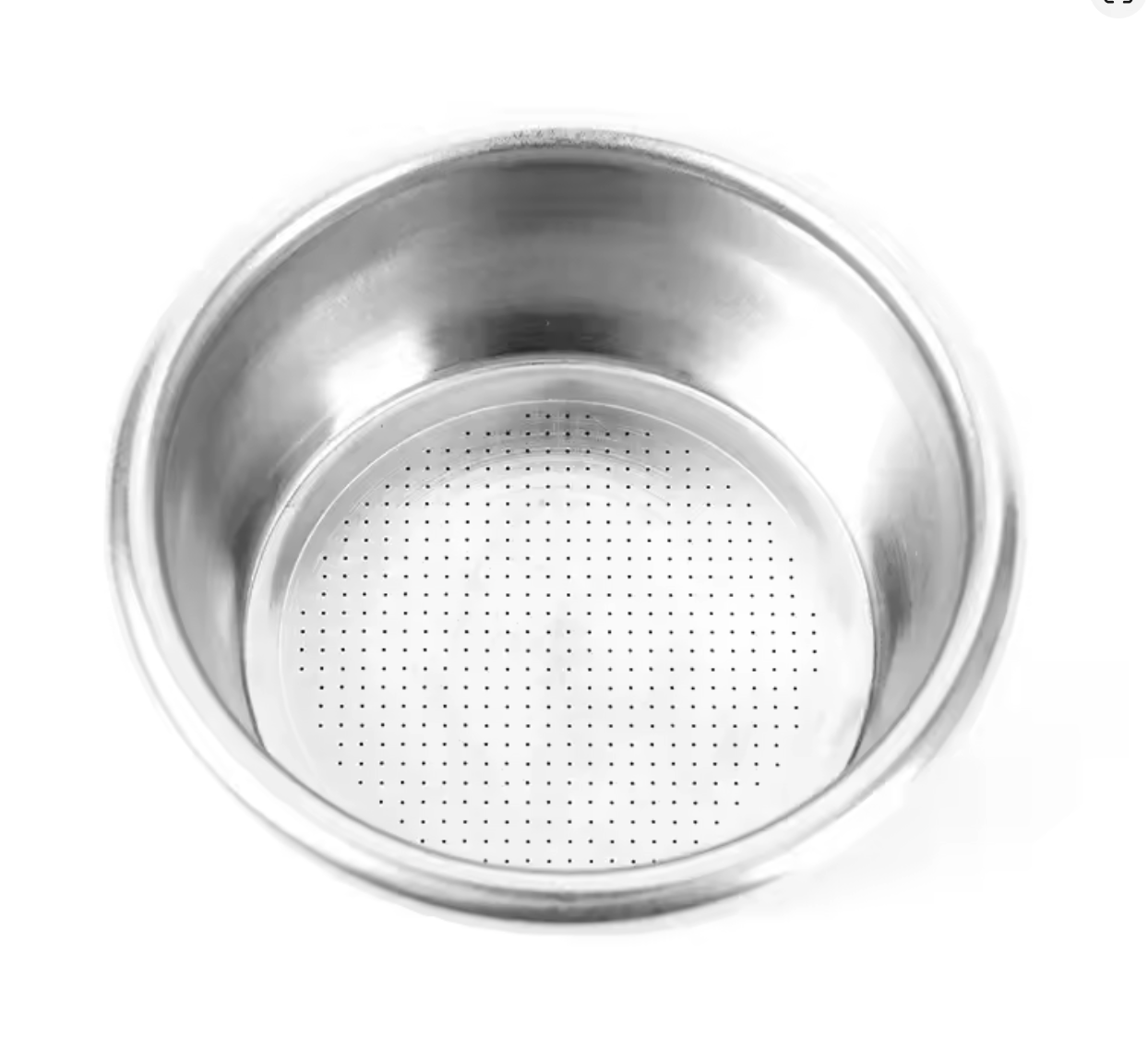 Фільтр-кошик для портафільтра подвійний нержавіюча сталь 70 мм Сріблястий (33549794)