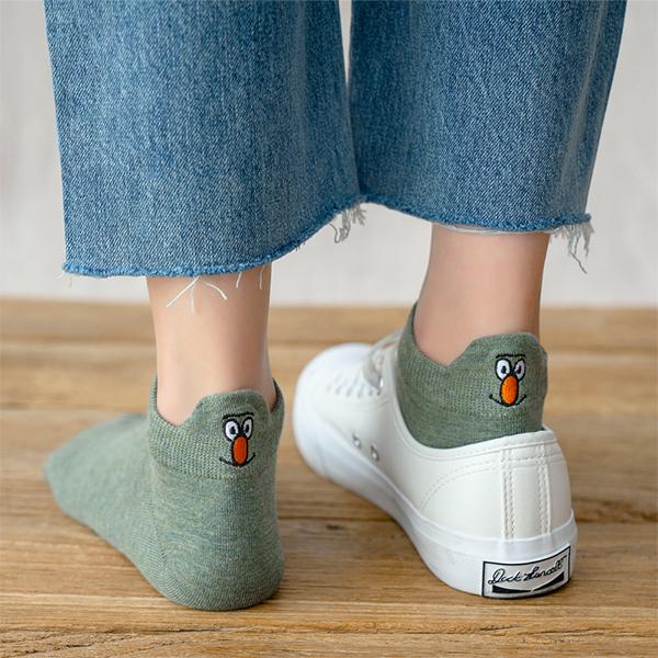 Носки женские M00393 с эмодзи хлопковые 10 пар - фото 4 Носки женские M00393 с эмодзи хлопковые 10 пар - фото 4