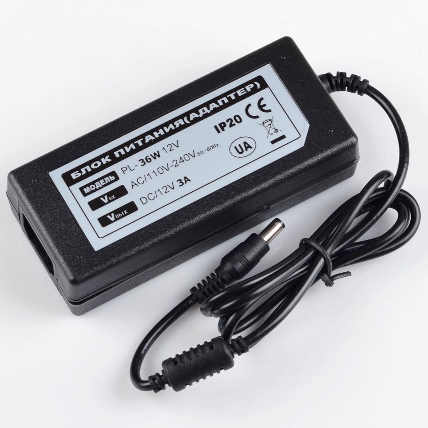 Блок питания VENOM розеточный 12 V 36 Вт (4163)