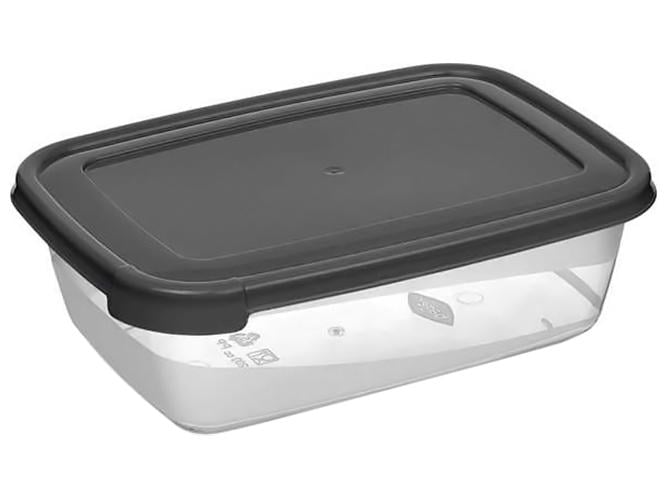 Контейнер пластиковый Bager Cook&Keep MIX прямоугольный 2 л Черный (MLM-BG-609)
