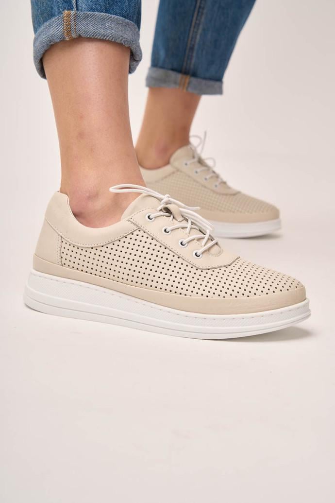 Мокасини жіночі Anna Lucci шкіряні р. 40 Бежевий (185178) - фото 1 Мокасини жіночі Anna Lucci шкіряні р. 40 Бежевий (185178) - фото 1