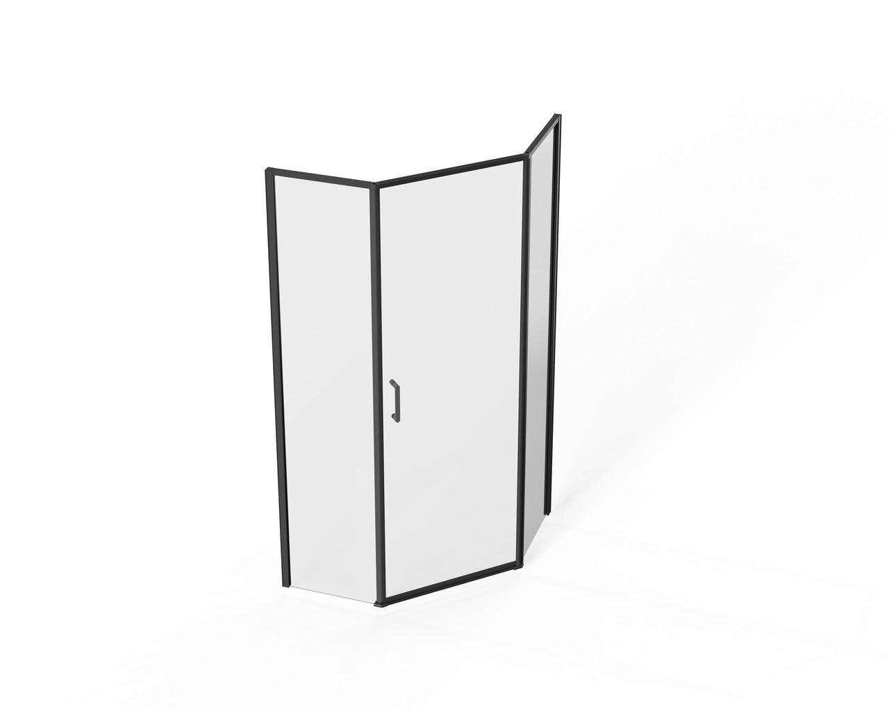 Душевая кабина стеклянная AVKO Glass RDD21C 90x90x190 см Black (25551087)