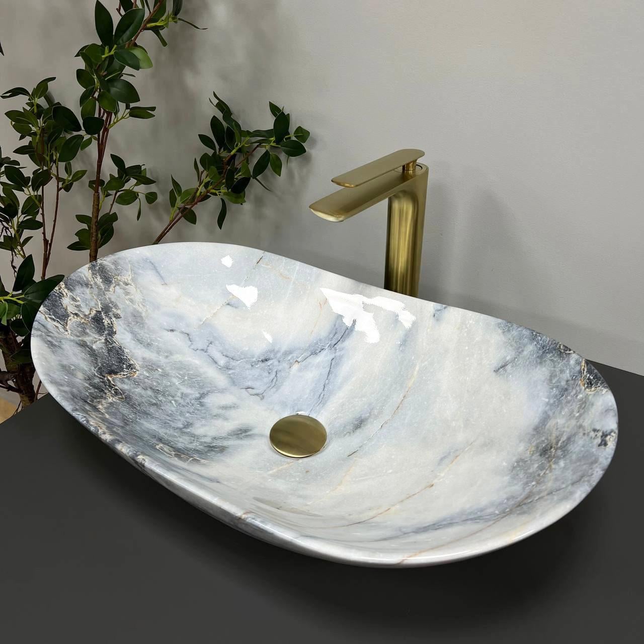 Умывальник накладной VBI TURIN Granit Glossy (2808389655)