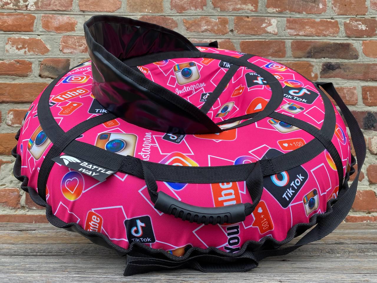 Тюбінг Tik-Tok зі спинкою 120 см камера 15" (bbc3c87c) - фото 6 Тюбінг Tik-Tok зі спинкою 120 см камера 15" (bbc3c87c) - фото 6