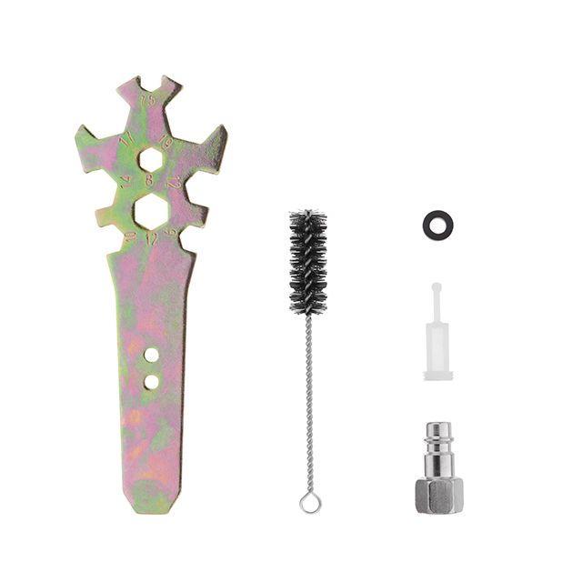 Краскопульт пневматический Intertool PT-0140 HP форсунка 1,8 мм нижний металлический бачок 1000 мл 5 бар (1650084712) - фото 9