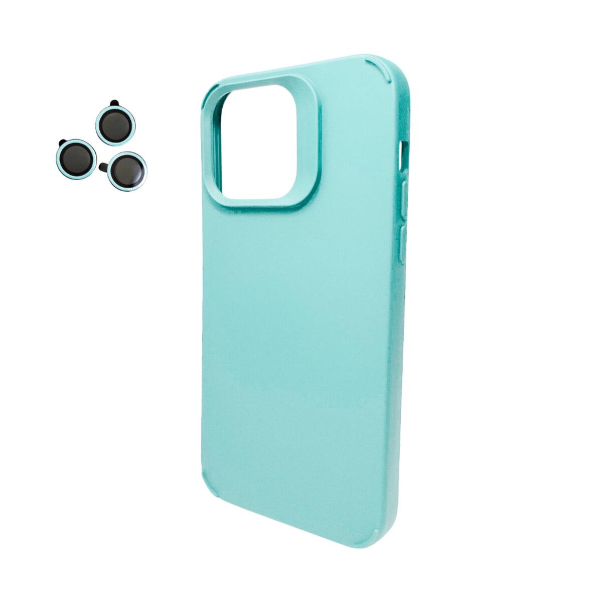 Противоударный чехол Cosmic Silky Cam Protect для Apple iPhone 15 Pro Max Ice Blue