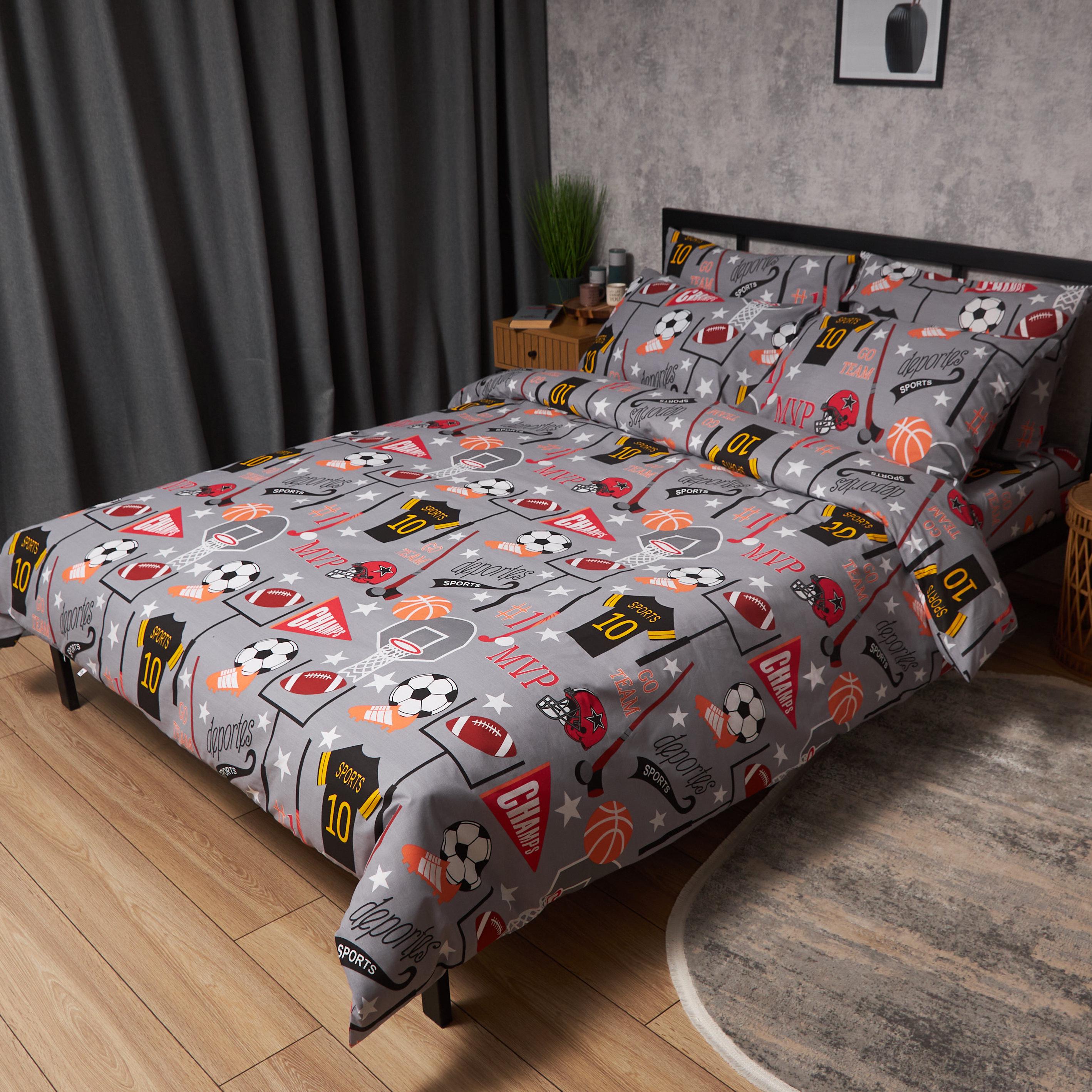 Комплект постельного белья Moon&Star Бязь Gold Люкс Champion's Rest наволочки 2 шт. king size 220x240 см (MS-820008892)