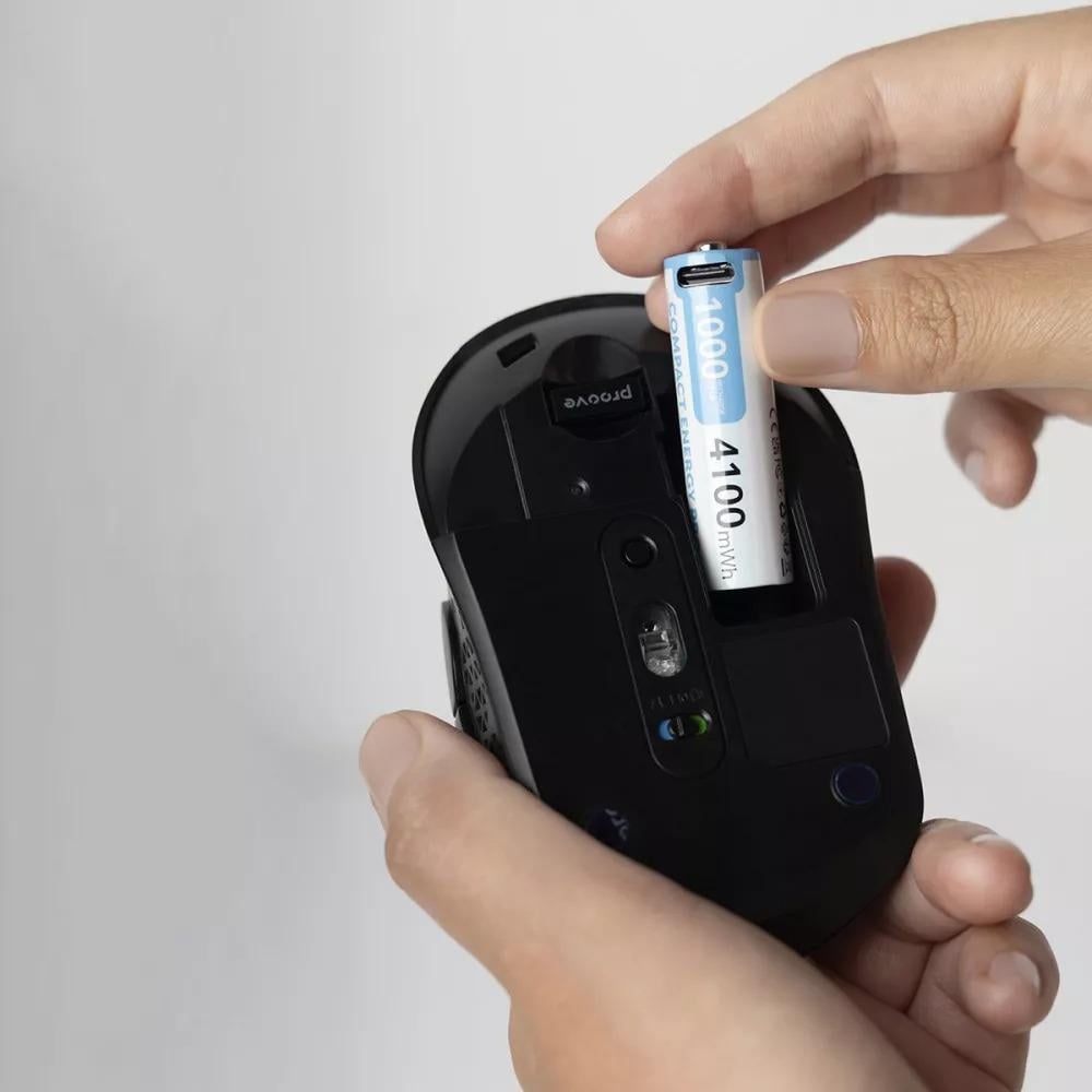 Аккумуляторные батарейки Proove AA Type-C Compact Energy Pro 4100 mAh Lithium-ion 2pack White (RBCE40702002) - фото 4