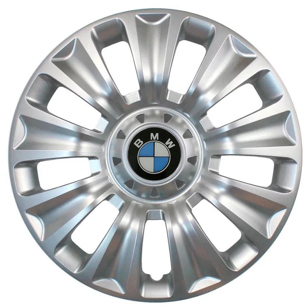 Колпаки SJS 424 с логотипом BMW R16 4 шт. Серебристый (2654555401)