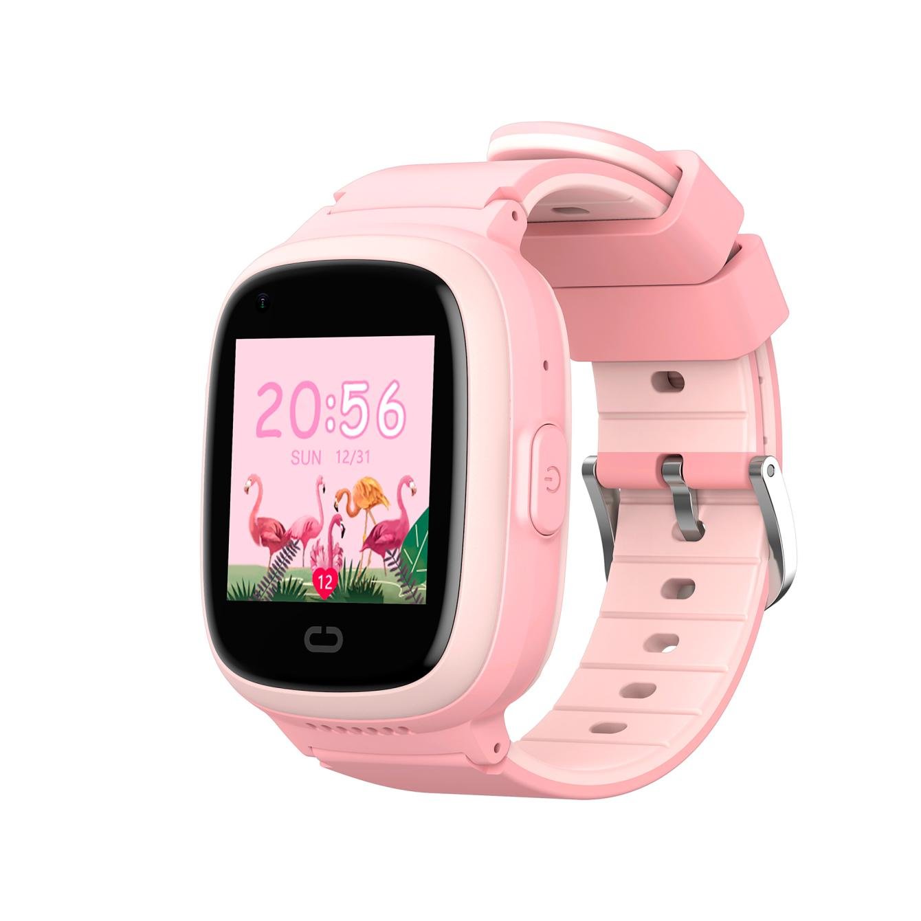 Смарт-часы детские Havit HV-KW11 IP67/GPS/4G Pink (28482) - фото 1