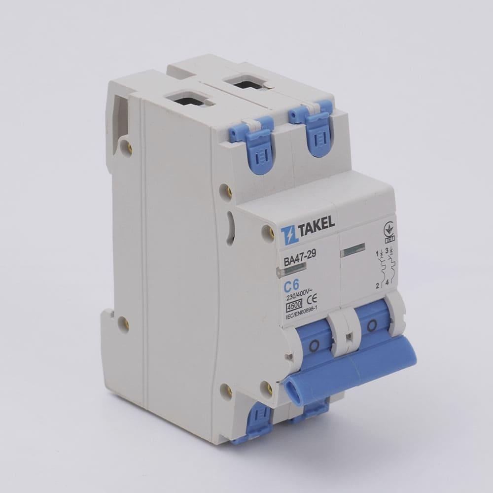 Автоматичний вимикач ВА47-29-С 2Р 6А