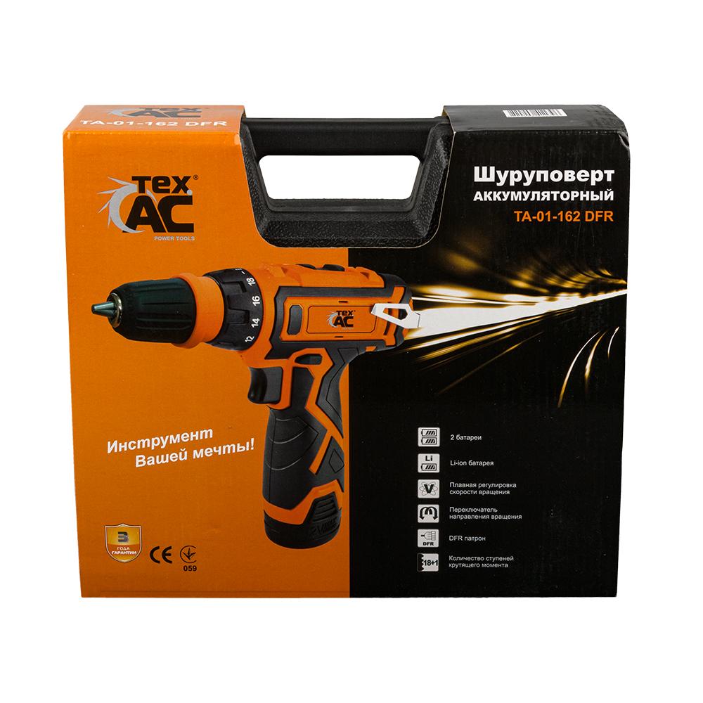 Акумуляторний шуруповерт Tex.AC ТА-01-162 DFR 12V - фото 4 Акумуляторний шуруповерт Tex.AC ТА-01-162 DFR 12V - фото 4