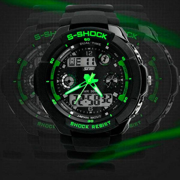 Годинник Skmei S-Shock Green 0931 (0931) - фото 3