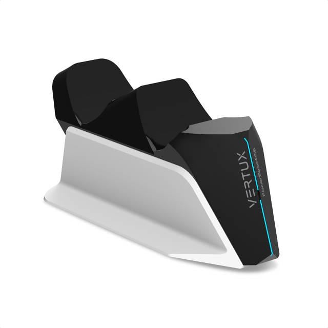 Зарядная станция Vertux PowerBase-PS5 для двух геймпадов PlayStation 5 Dualsense White