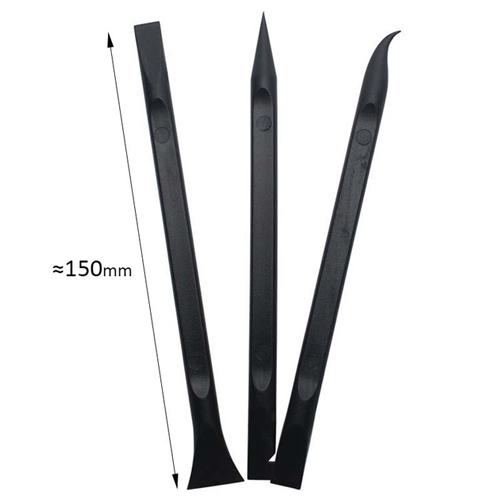 Набір двосторонніх лопаток для розкриття корпусів розбирання електроніки 3 шт. 15 см пластик (927095) - фото 2