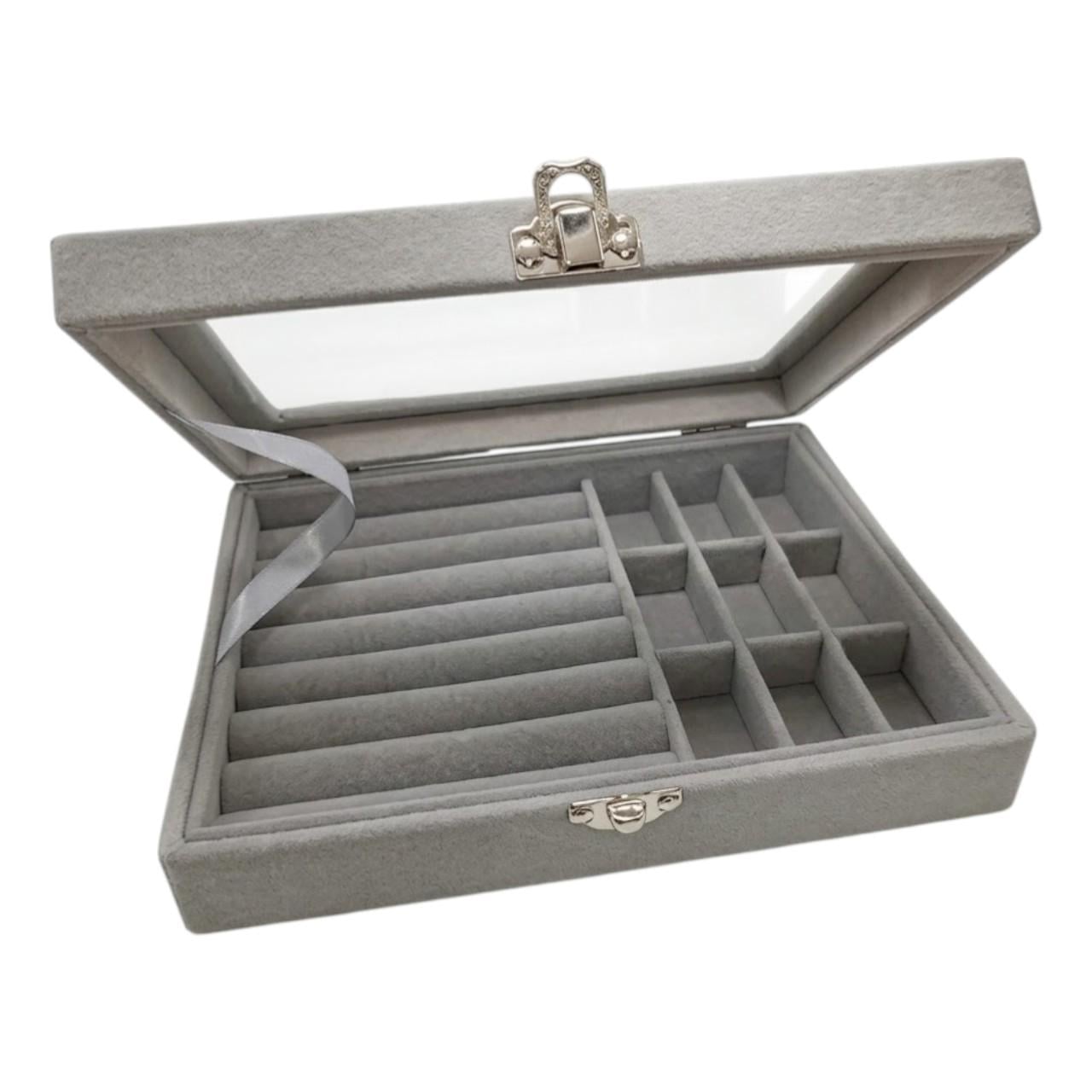 Шкатулка для прикрас універсальна з відділеннями 22х13 см (33076754)