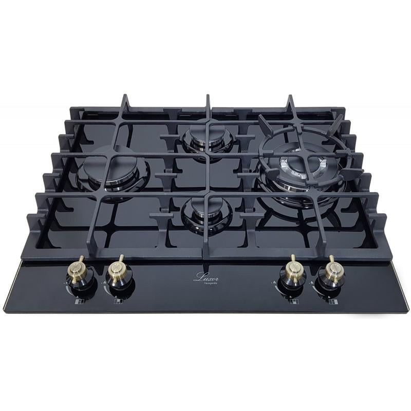 Варильна поверхня газова Luxor RG 650 BGL KUP з підставкою для Wok (22694349)