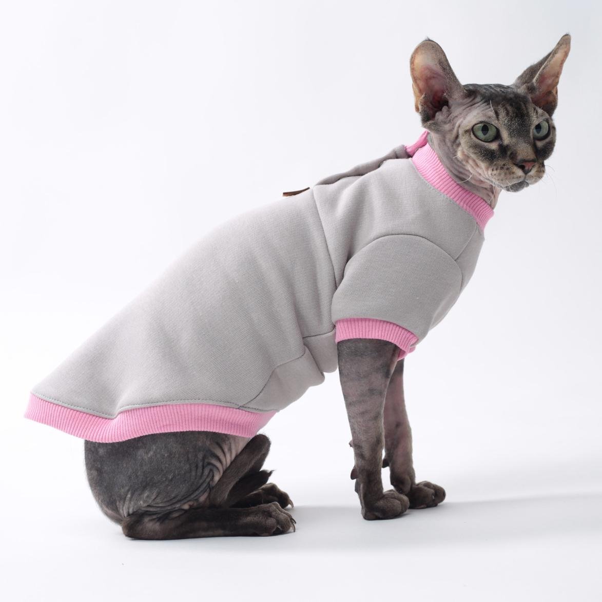 Кофта для котів з рукавом Style Pets XL Pink (480XL)