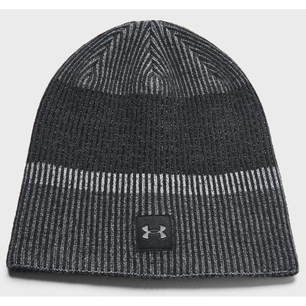 Шапка Under Armour Launch Reflective Beanie OSFM Черный (1386648-001)