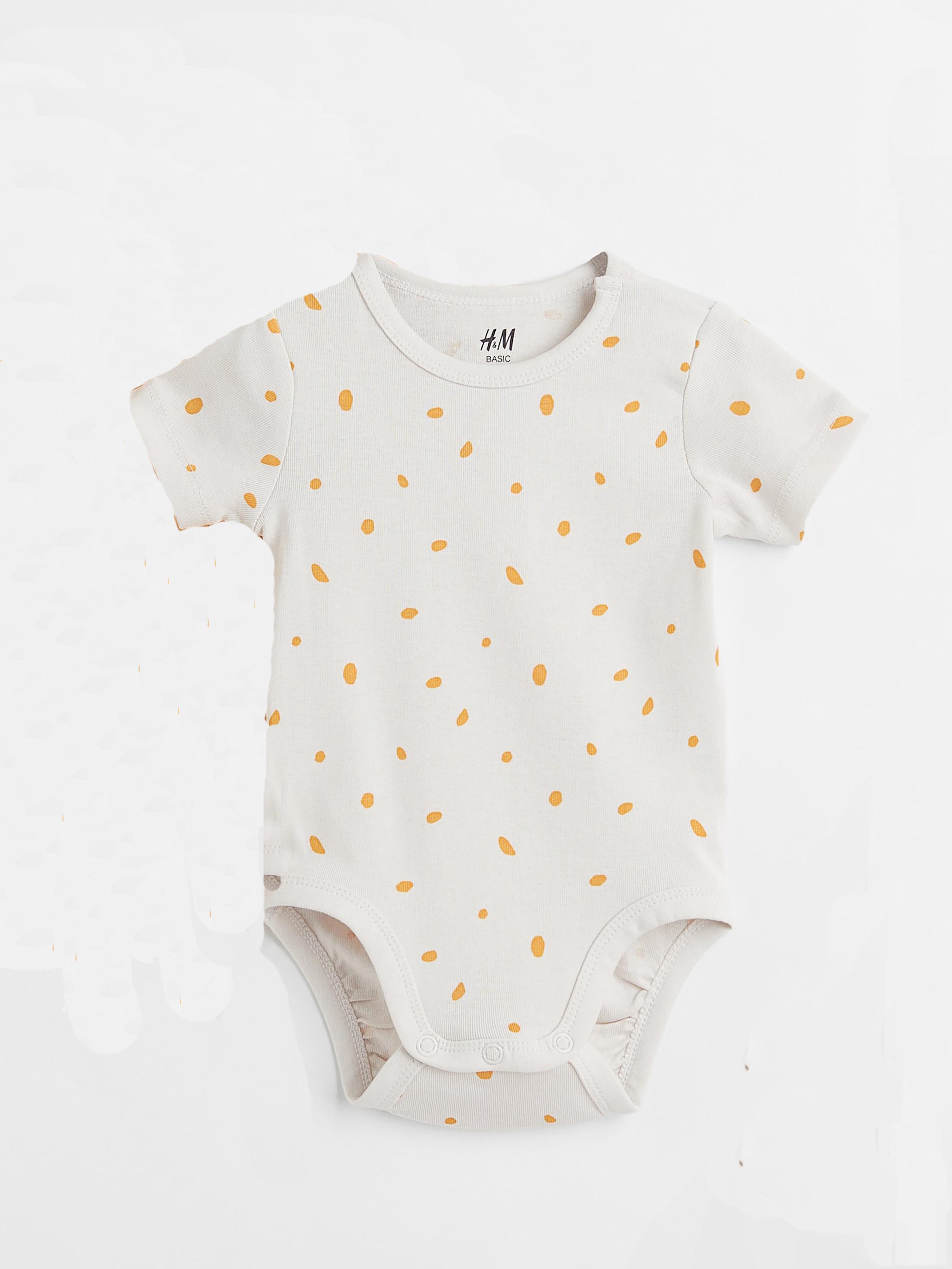 Боді H&M Горох 62 см Молочний (Х2415969509)