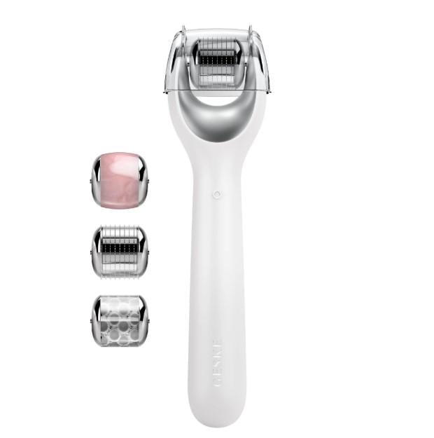 Роллер электронный для лица GESKE MicroNeedle Face Roller 9в1 с микроиглами White (HB0032)