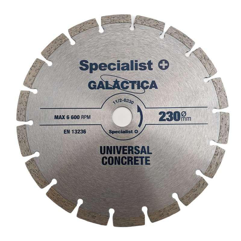 Диск алмазный Specialist+ Galactica по бетону 230x10x22,2 мм (11/2-0230)