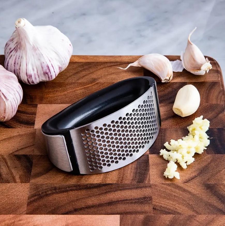 Пресс чесночный Garlic Press из нержавеющей стали (1652910863) - фото 6