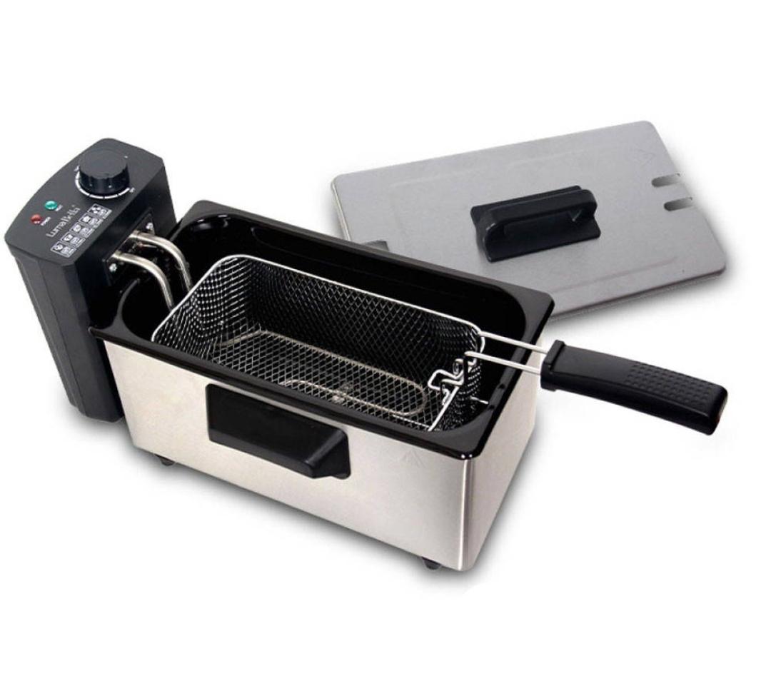 Фритюрниця Luma Bella LB-60002 з нержавіючої сталі 2000 Вт 3,5 л Сталевий (LB-60002)