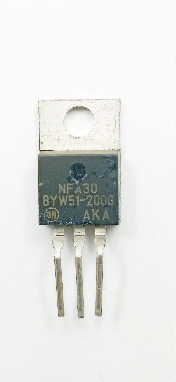 Напівміст діодний BYW51-200G 2x8A 200V TO-220 (10475)
