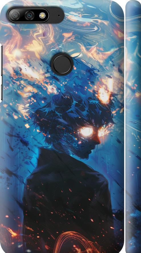 Чехол на Huawei Y7 Prime 2018 Сатору Годжо (6129m-1509-42517)