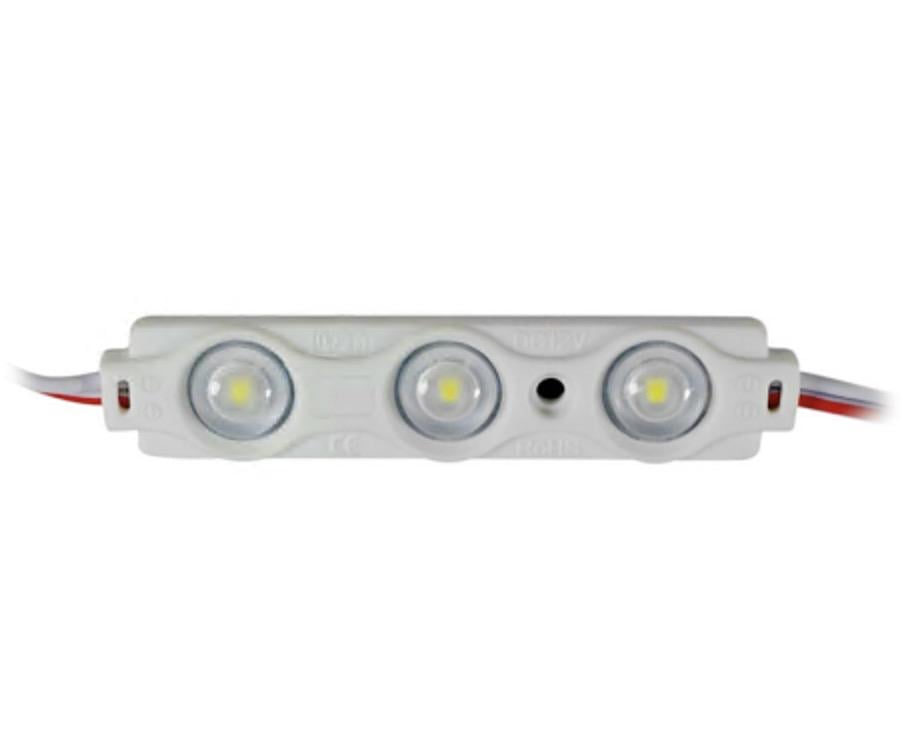 Светодиодный модуль MTK 5730-3LED-W с линзой 1,5W Белый (27770911)