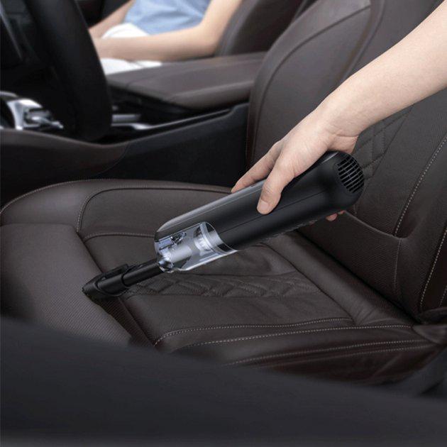 Автомобильный пылесос беспроводной портативный Baseus A1 Car Vacuum Cleaner Dark Space Black (VCAQ010001) - фото 15