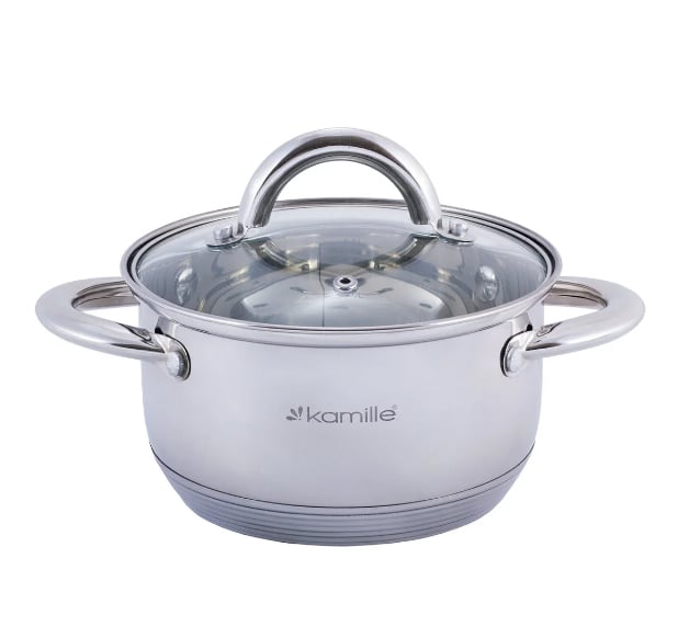 Кастрюля с крышкой Kamille 2,4 л (KM-5772)