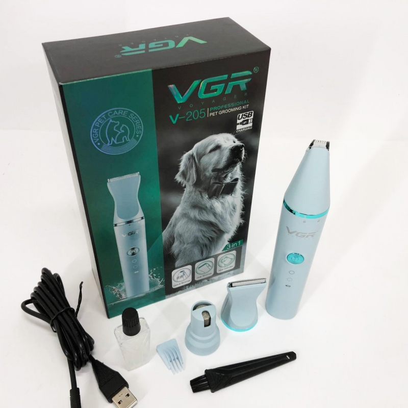 Машинка для стрижки тварин VGR V-205 3в1 акумуляторна (tf7464) - фото 22 Машинка для стрижки тварин VGR V-205 3в1 акумуляторна (tf7464) - фото 22
