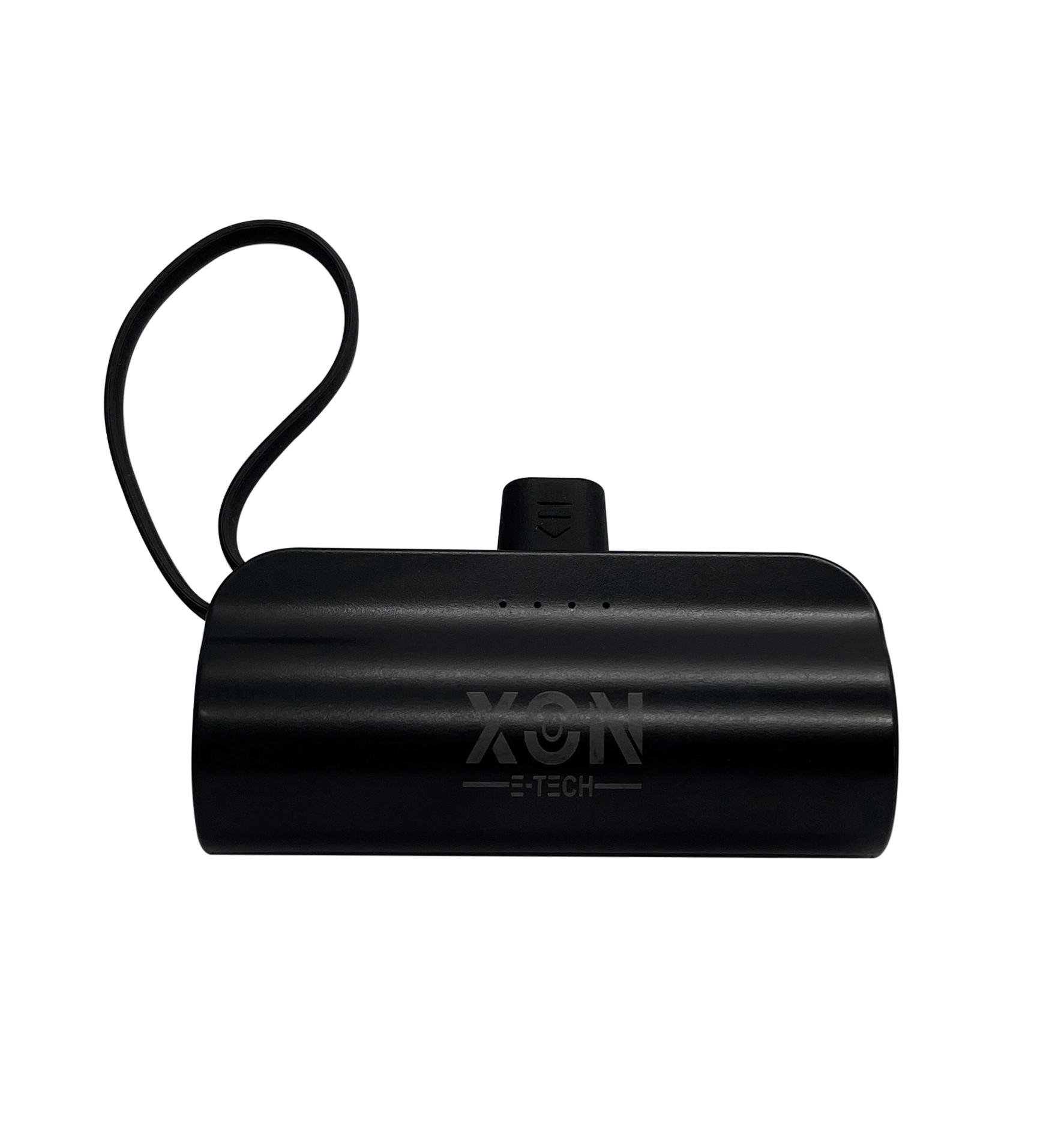 Повербанк XON PowerBank MiniCharge USB Type-C/USB Type-C 5000 mAh Чорний (DC5CC 6730) - фото 2