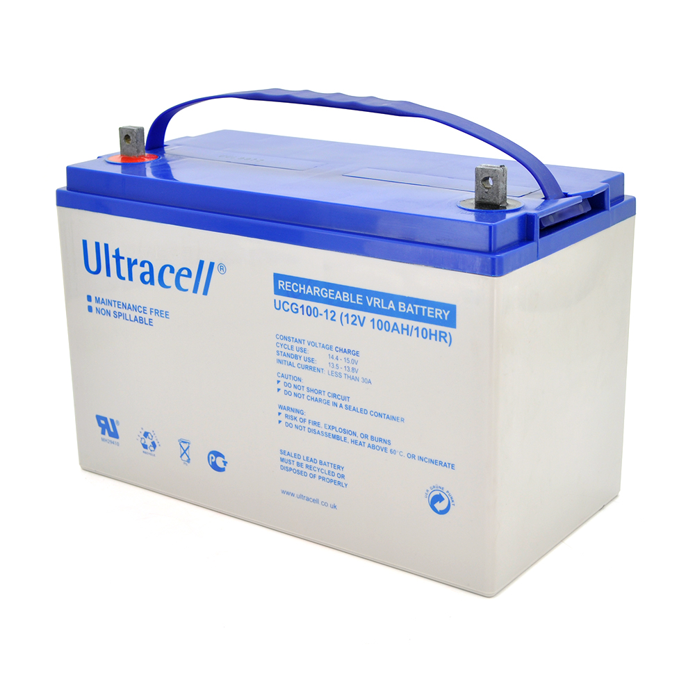 Аккумулятор гелевый Ultracell UCG100-12 12V 100 Ah для ИБП солнечных установок (28065)