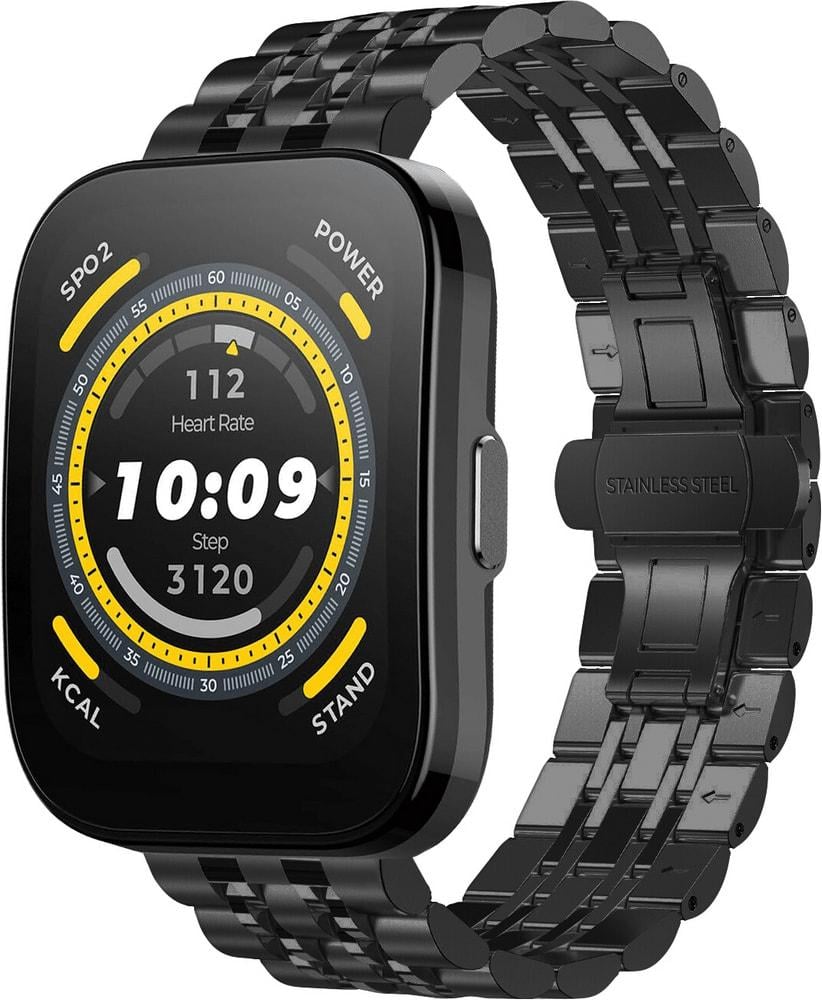 Браслет металевий Spinye для Amazfit Bip 5 Black (34342-2B)