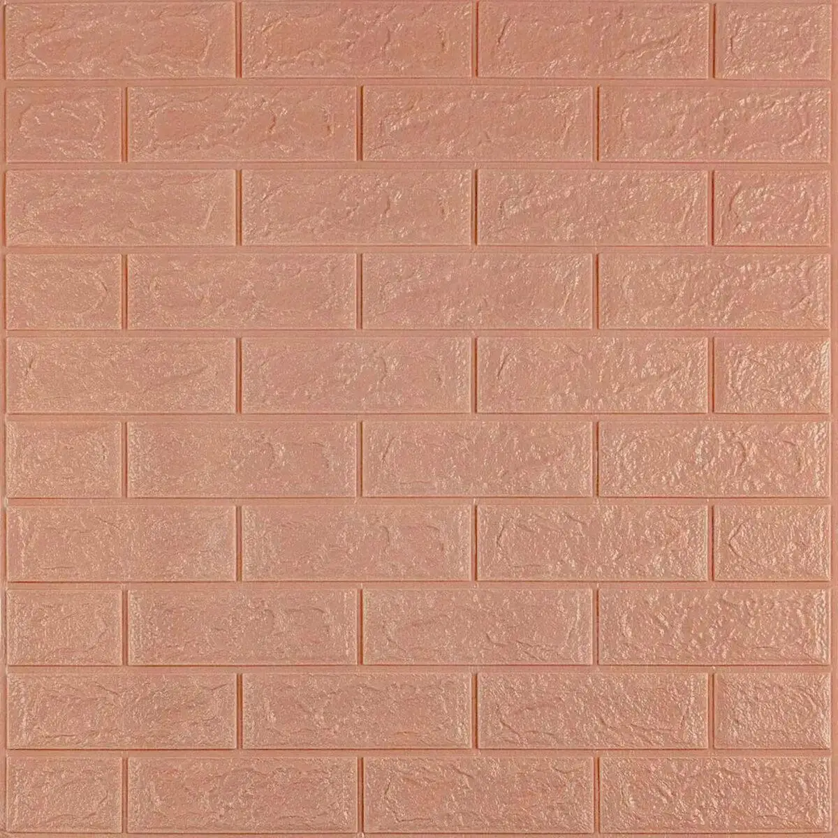 3D-панель декоративна самоклеюча під цеглу 700x770x3 мм Пудровий (BN3-005) - фото 1