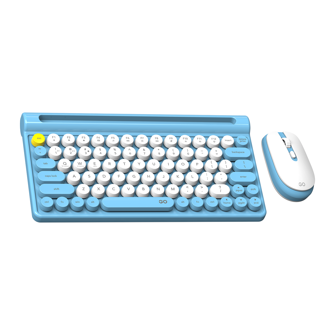 Набор беспроводной клавиатуры и мыши Fantech Go WK897 Синий (33814681)