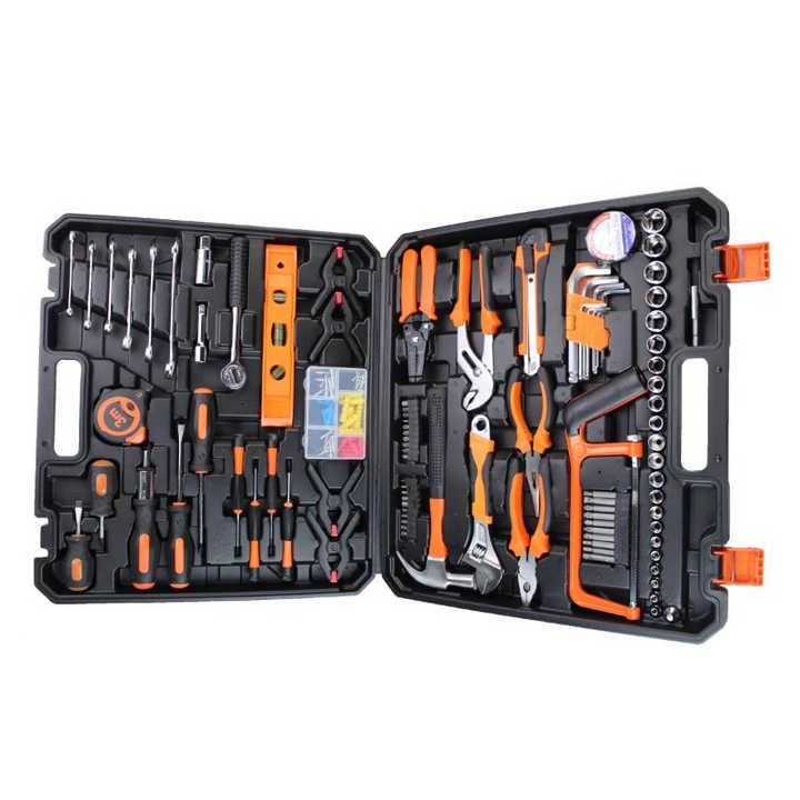 Набір ручного інструменту для дому у пластиковій валізі 157 предметів - фото 3 Набір ручного інструменту для дому у пластиковій валізі 157 предметів - фото 3