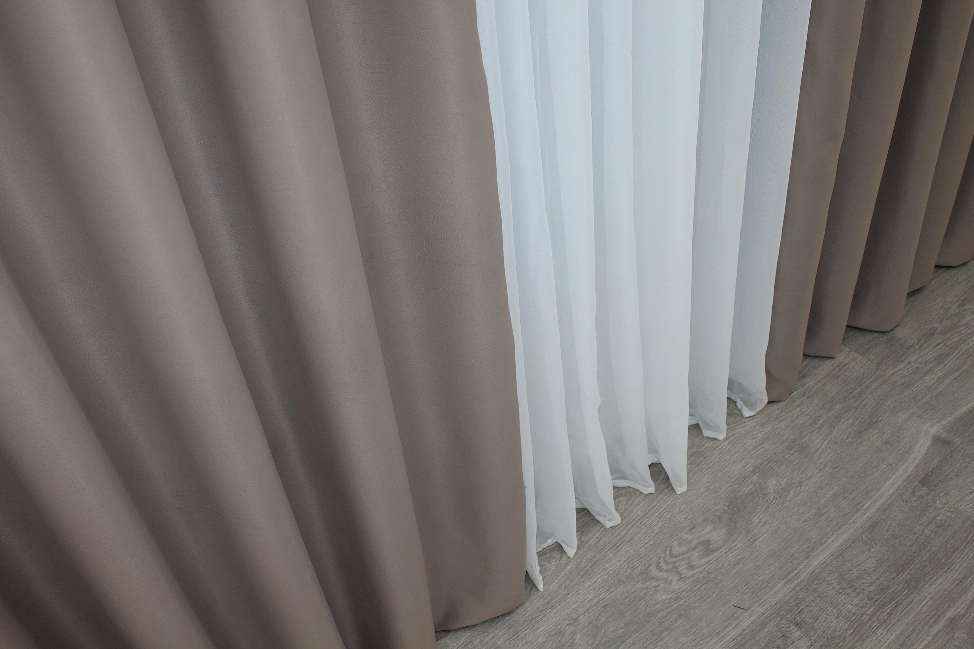 Комплект штор VR-Textil Bagema Rvs № 1242ш блэкаут 150х270 см 2 шт. Какао (33-0063) - фото 7 Комплект штор VR-Textil Bagema Rvs № 1242ш блэкаут 150х270 см 2 шт. Какао (33-0063) - фото 7