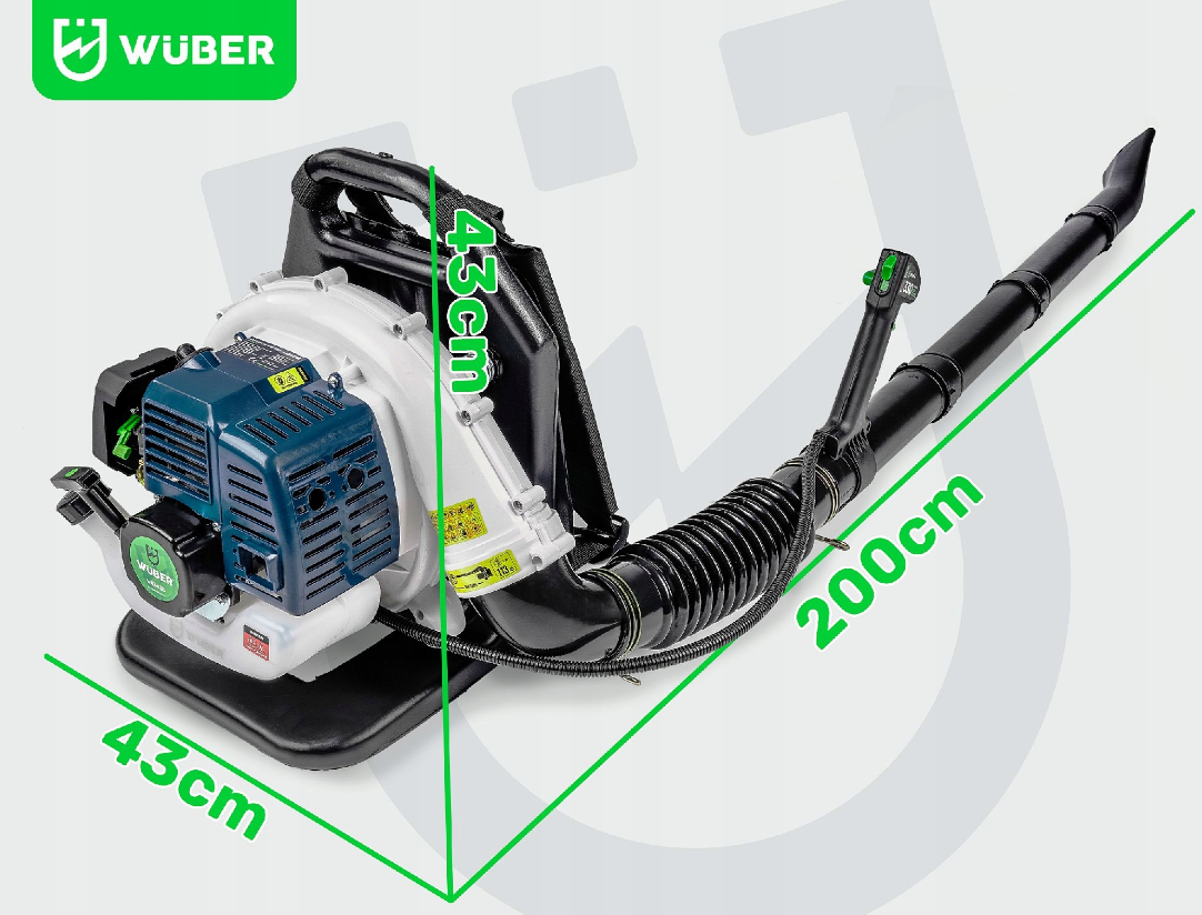 Повітродувка бензинова Wuber 1,7 к.с. - фото 4