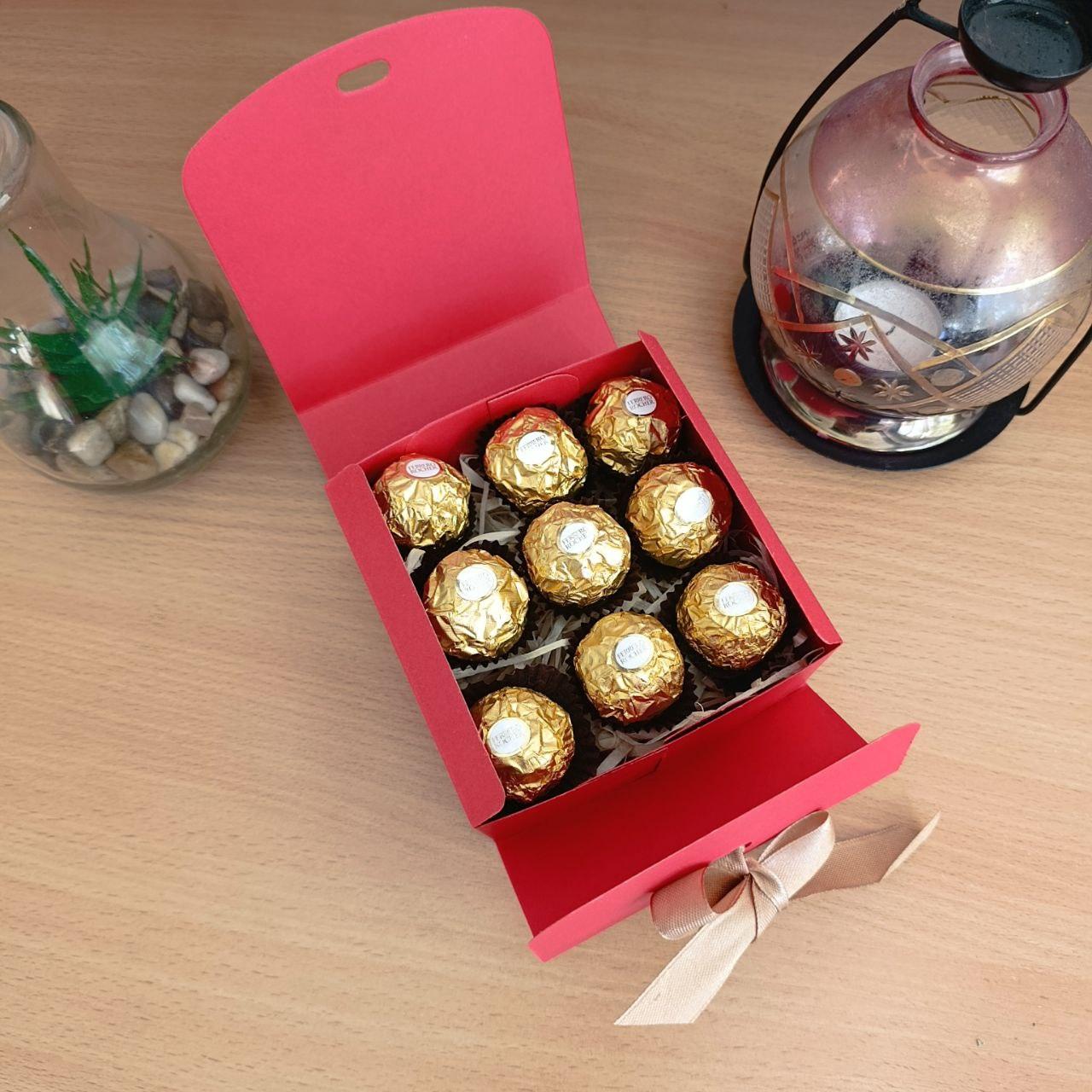 Подарочная коробка с конфетами Ferrero для девушки на день рождения/день влюбленных/8 марта праздник (ar295)